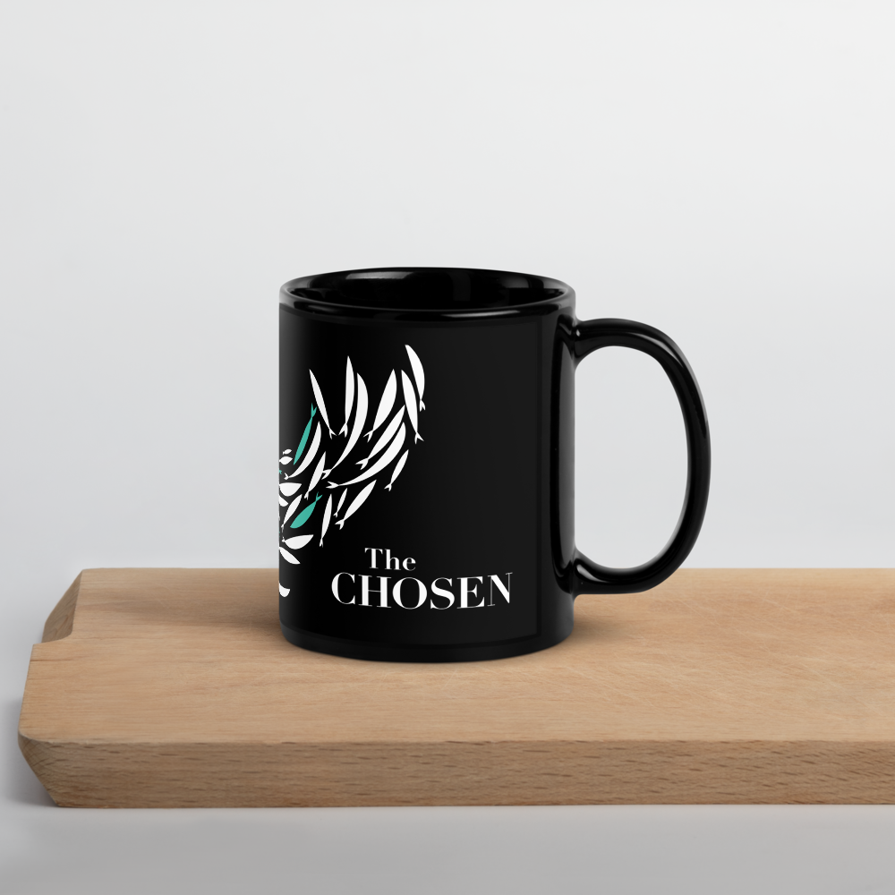 Mug brillant noir "courant"