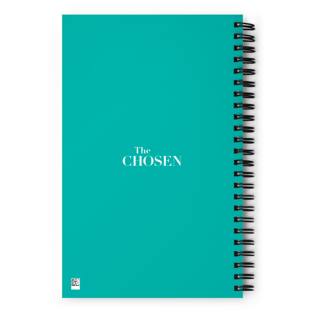 Carnet à spirale "The Chosen" Bleu (teal)