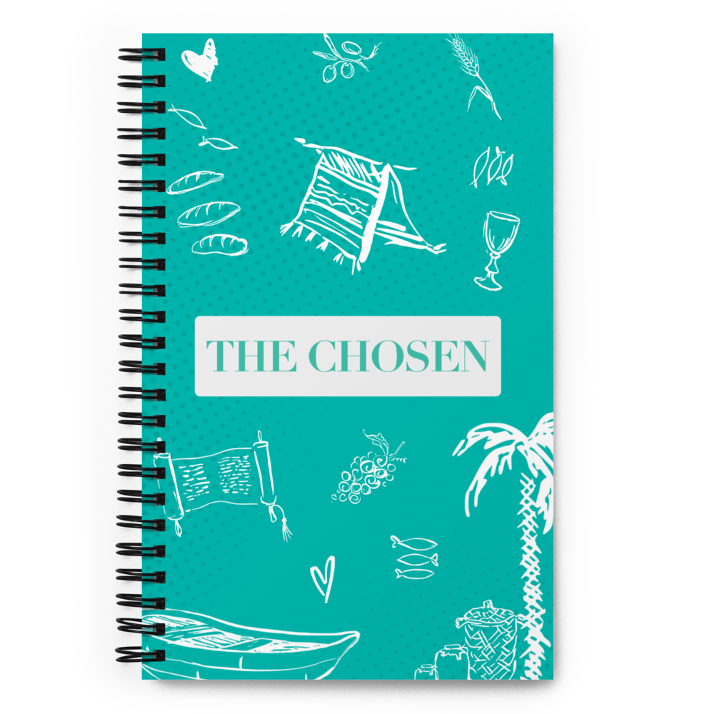 Carnet à spirale "The Chosen" Bleu (teal)
