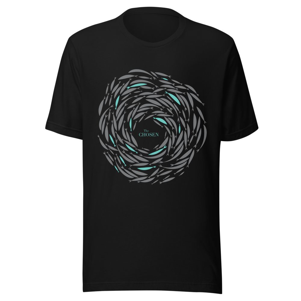 T-shirt unisexe "À contre-courant" Noir