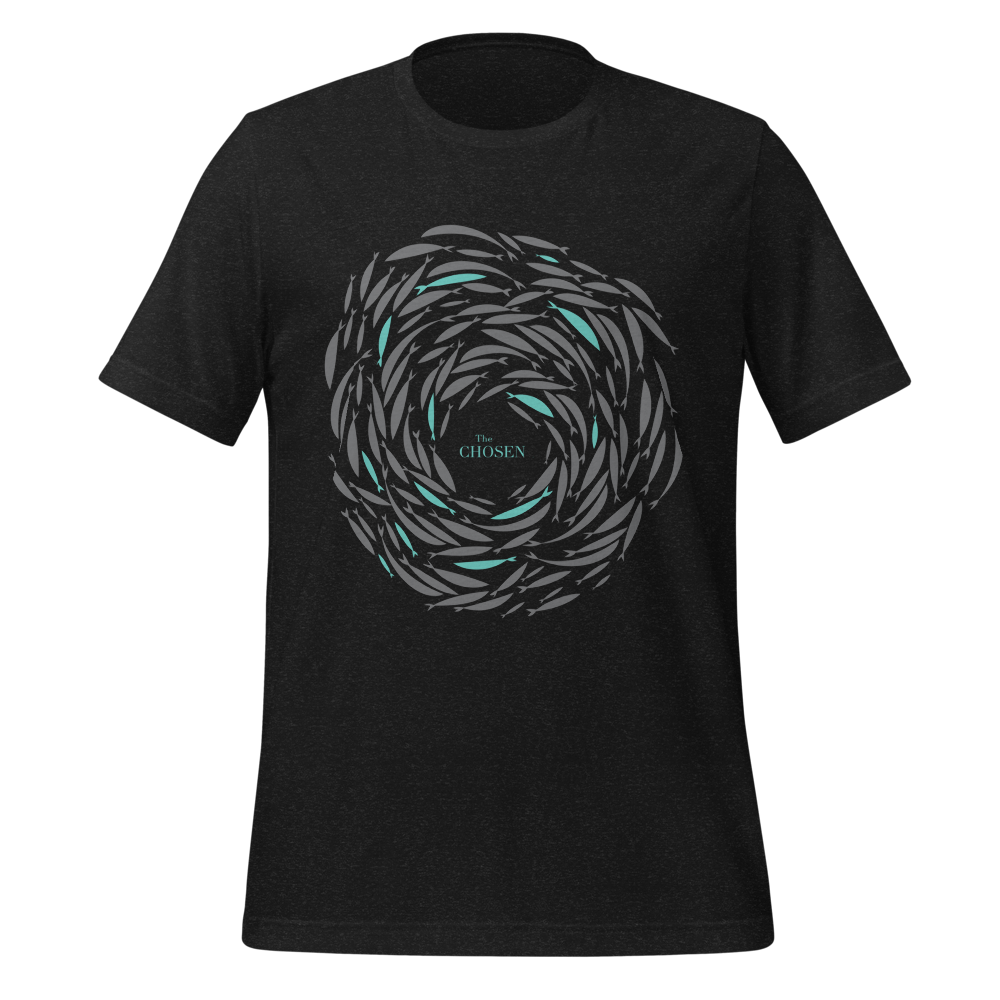 T-shirt unisexe "À contre-courant" Noir