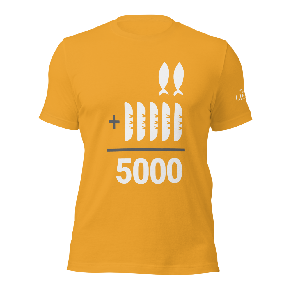 T-shirt unisexe "5&2" Moutarde