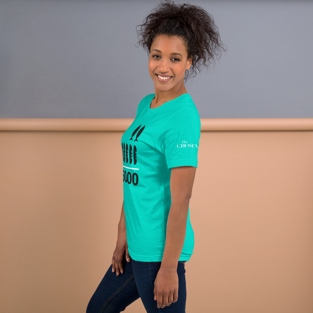 T-shirt unisexe "5&2" Bleu (teal)