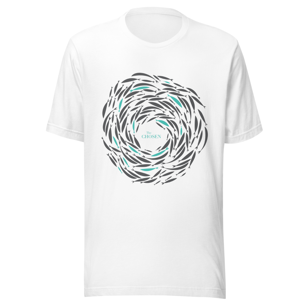 T-shirt unisexe "À contre courant" Blanc